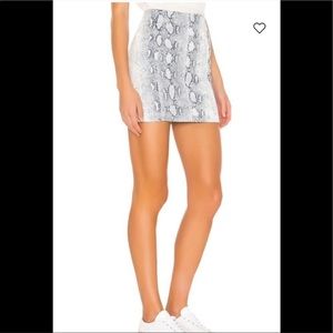 Free People Snake Skin Pencil Skirt Size 4